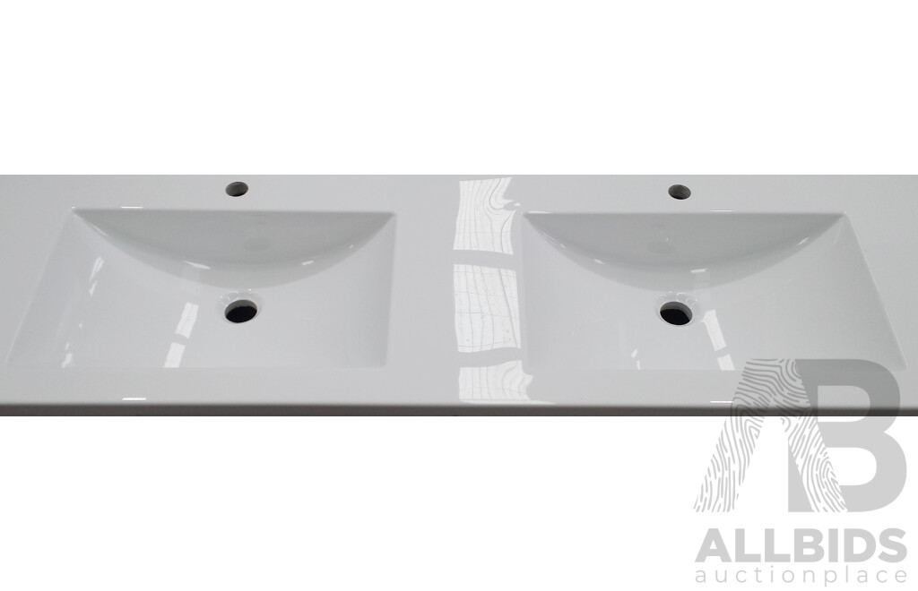 Marquis Nova 1800mm Wallmount Vanity - White - New
