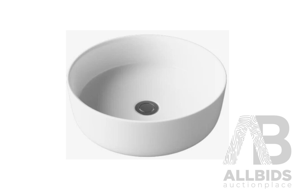 Marquis 1800mm Wallmount Double Basin Vanity - White - New