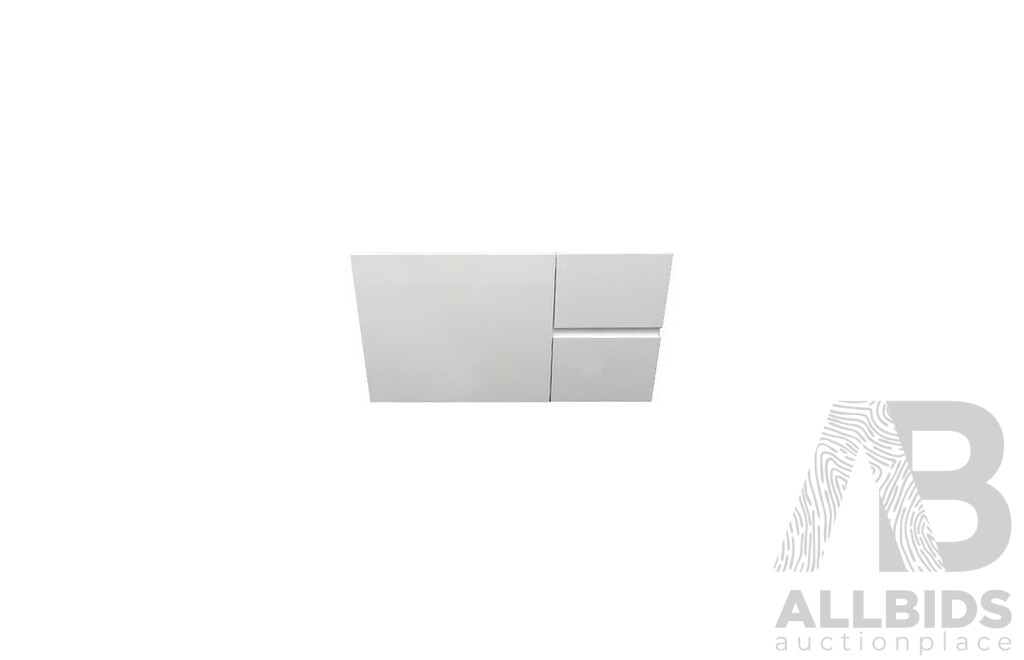Marquis 900mm Vanity Drawer and Door Fronts -  White Gloss - Lot of Three