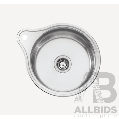 Oliveri Solitaire Round Bowl Sink with Tap Landing - Brand New