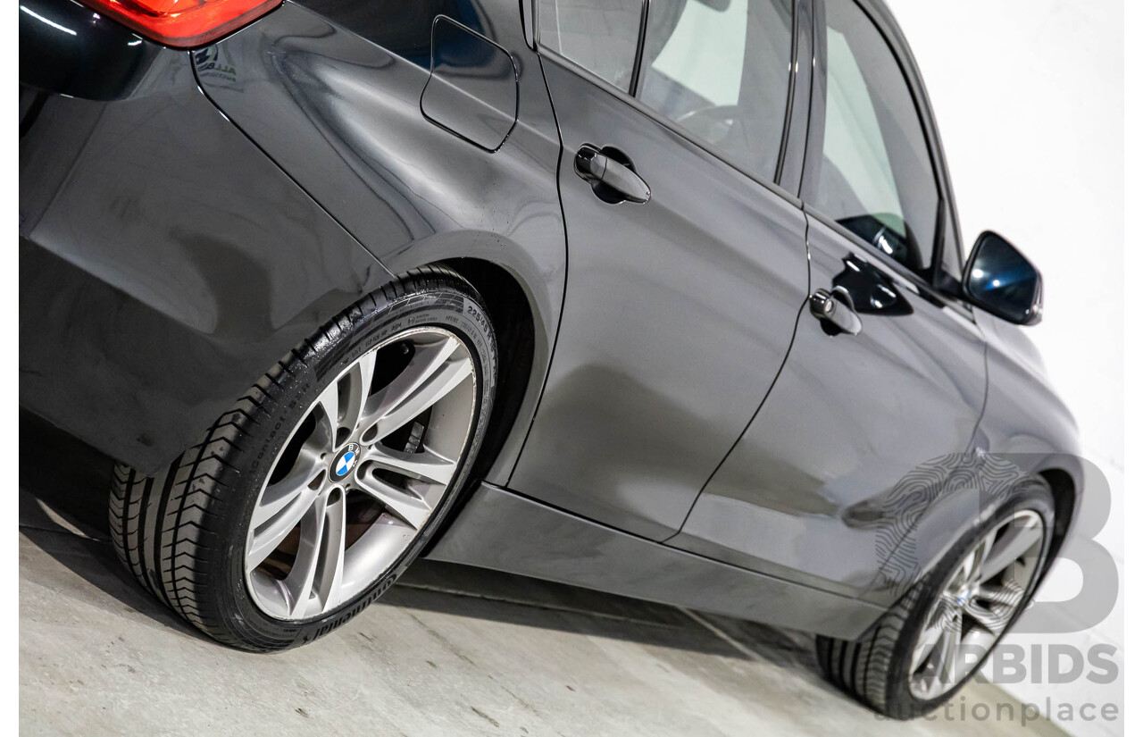 1/2013 BMW 320d Sport F30 4d Sedan Black Sapphire Metallic Turbo Diesel 2.0L