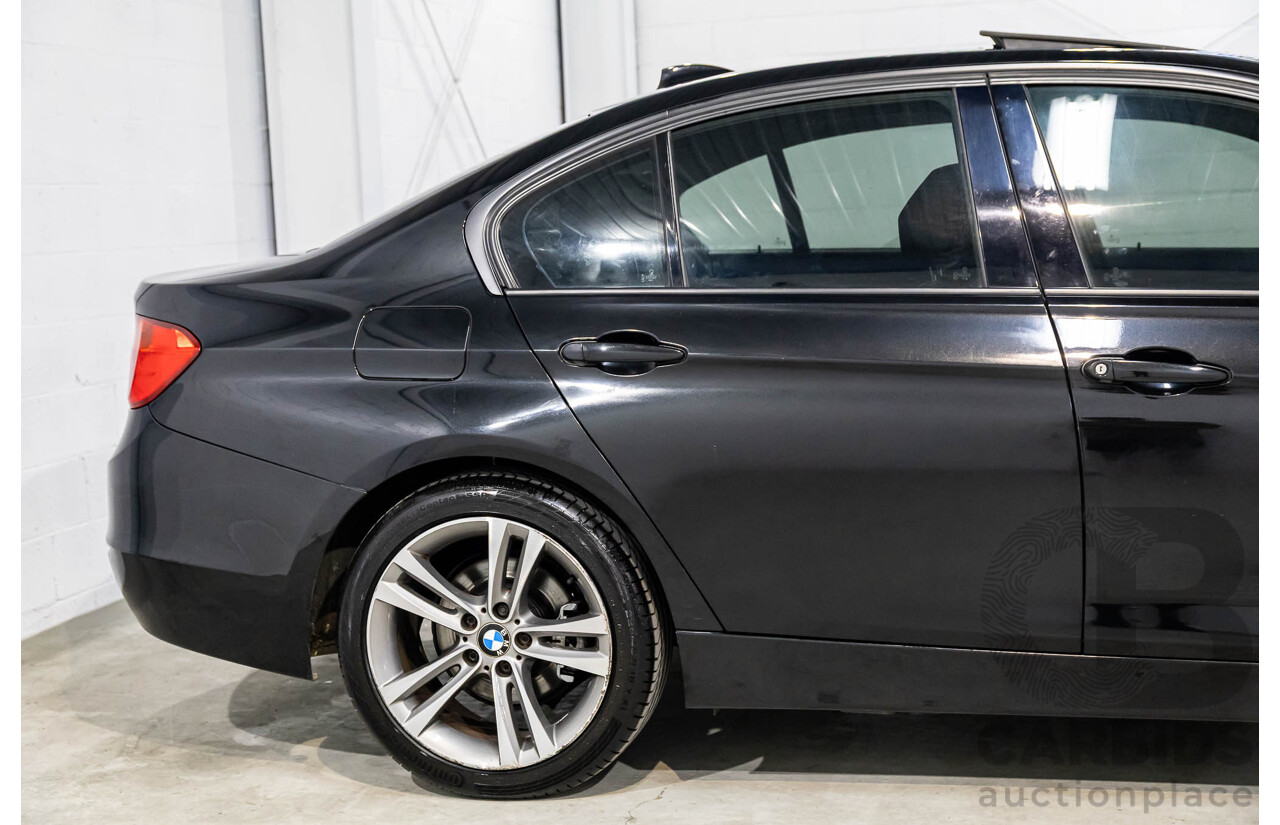 1/2013 BMW 320d Sport F30 4d Sedan Black Sapphire Metallic Turbo Diesel 2.0L