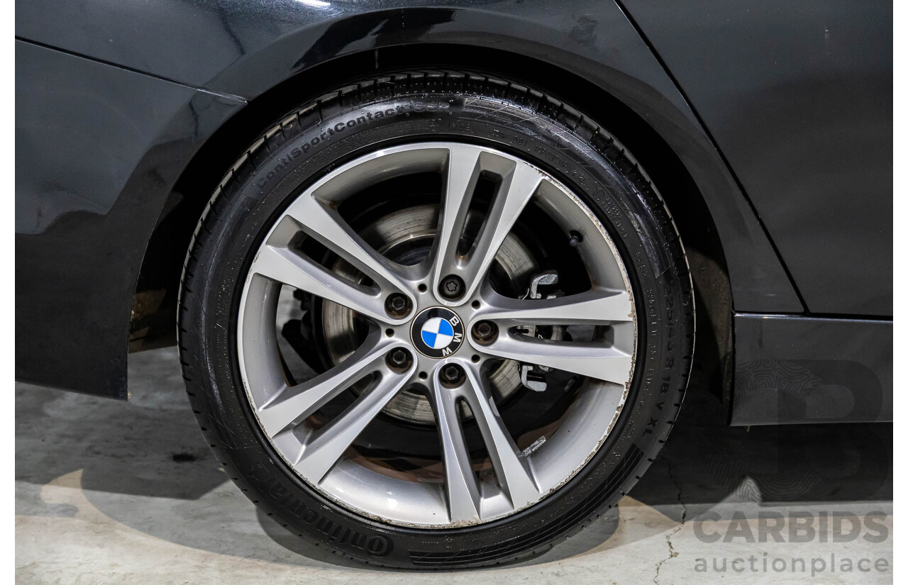 1/2013 BMW 320d Sport F30 4d Sedan Black Sapphire Metallic Turbo Diesel 2.0L