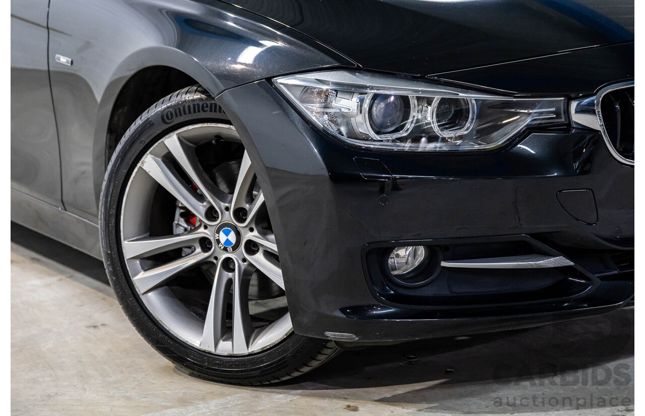 1/2013 BMW 320d Sport F30 4d Sedan Black Sapphire Metallic Turbo Diesel 2.0L