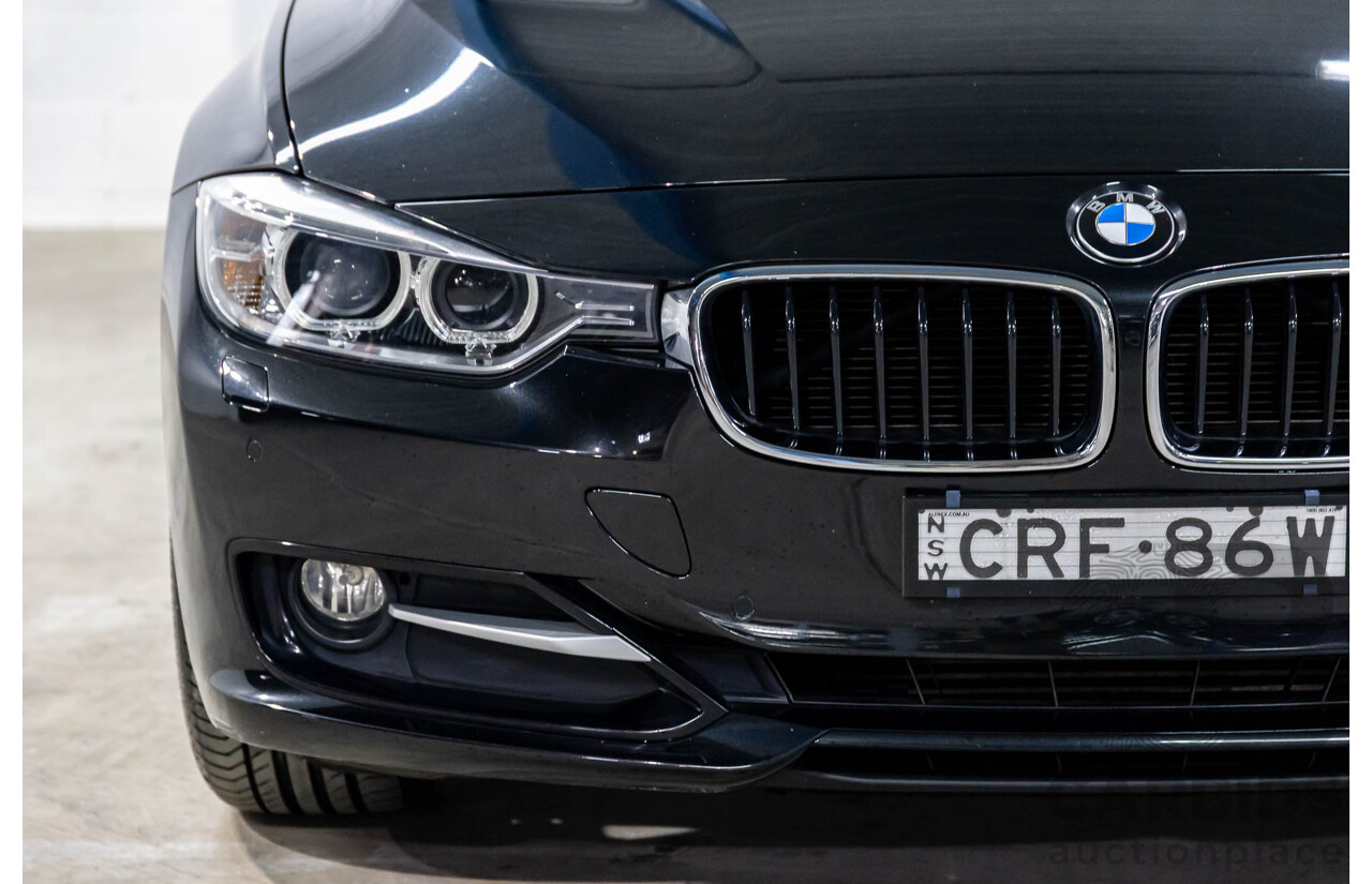 1/2013 BMW 320d Sport F30 4d Sedan Black Sapphire Metallic Turbo Diesel 2.0L