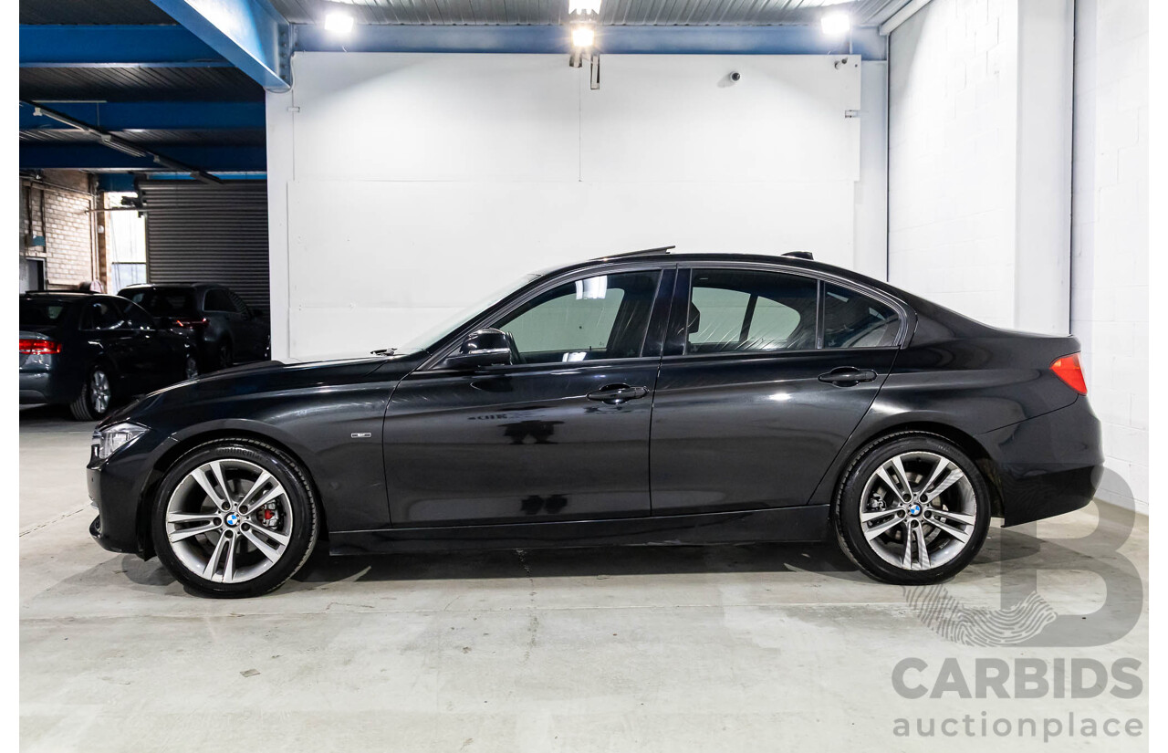 1/2013 BMW 320d Sport F30 4d Sedan Black Sapphire Metallic Turbo Diesel 2.0L
