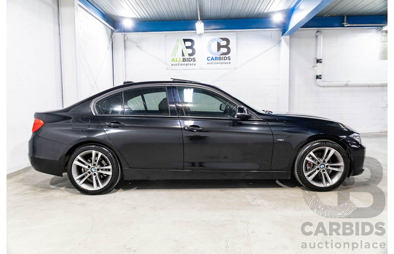 1/2013 BMW 320d Sport F30 4d Sedan Black Sapphire Metallic Turbo Diesel 2.0L