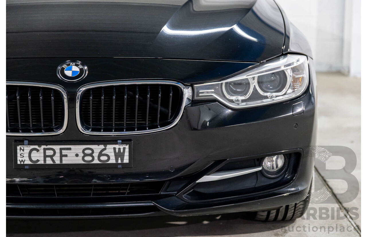 1/2013 BMW 320d Sport F30 4d Sedan Black Sapphire Metallic Turbo Diesel 2.0L