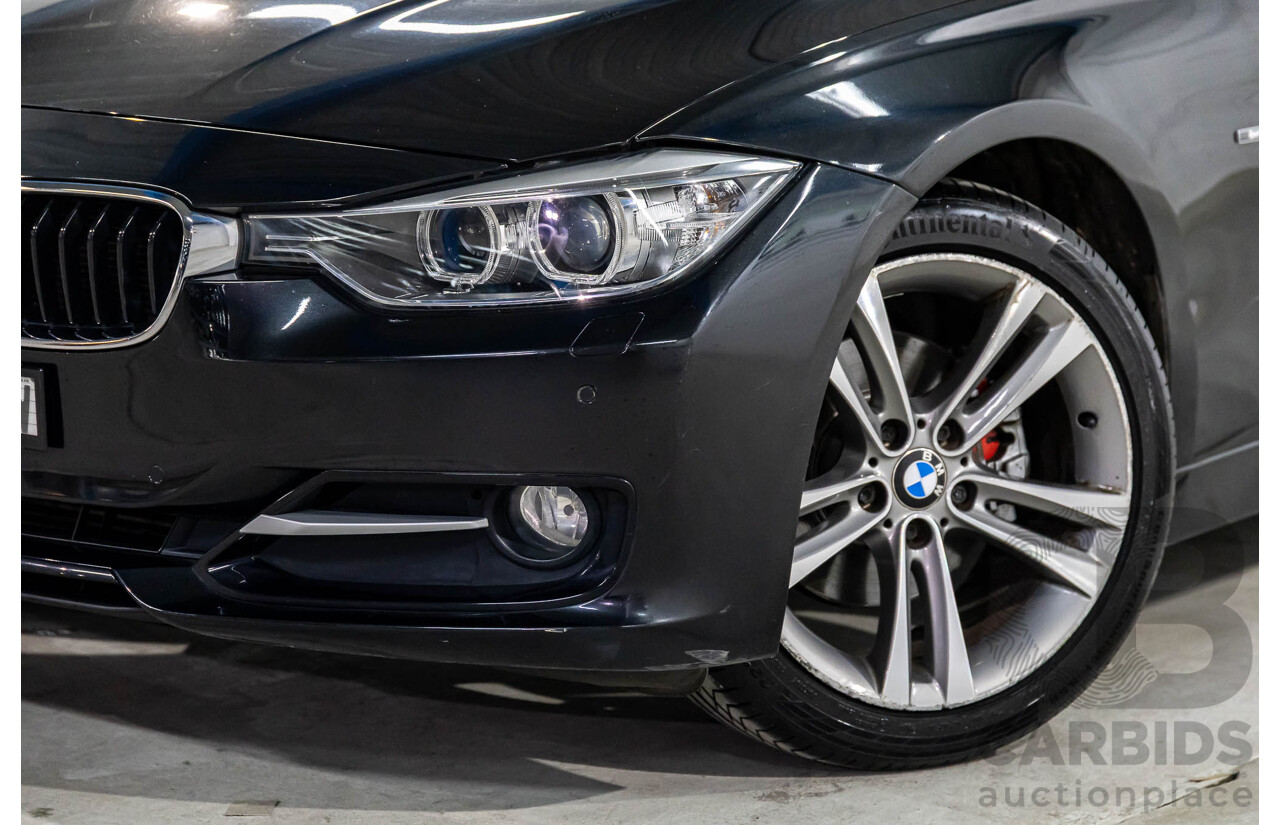 1/2013 BMW 320d Sport F30 4d Sedan Black Sapphire Metallic Turbo Diesel 2.0L