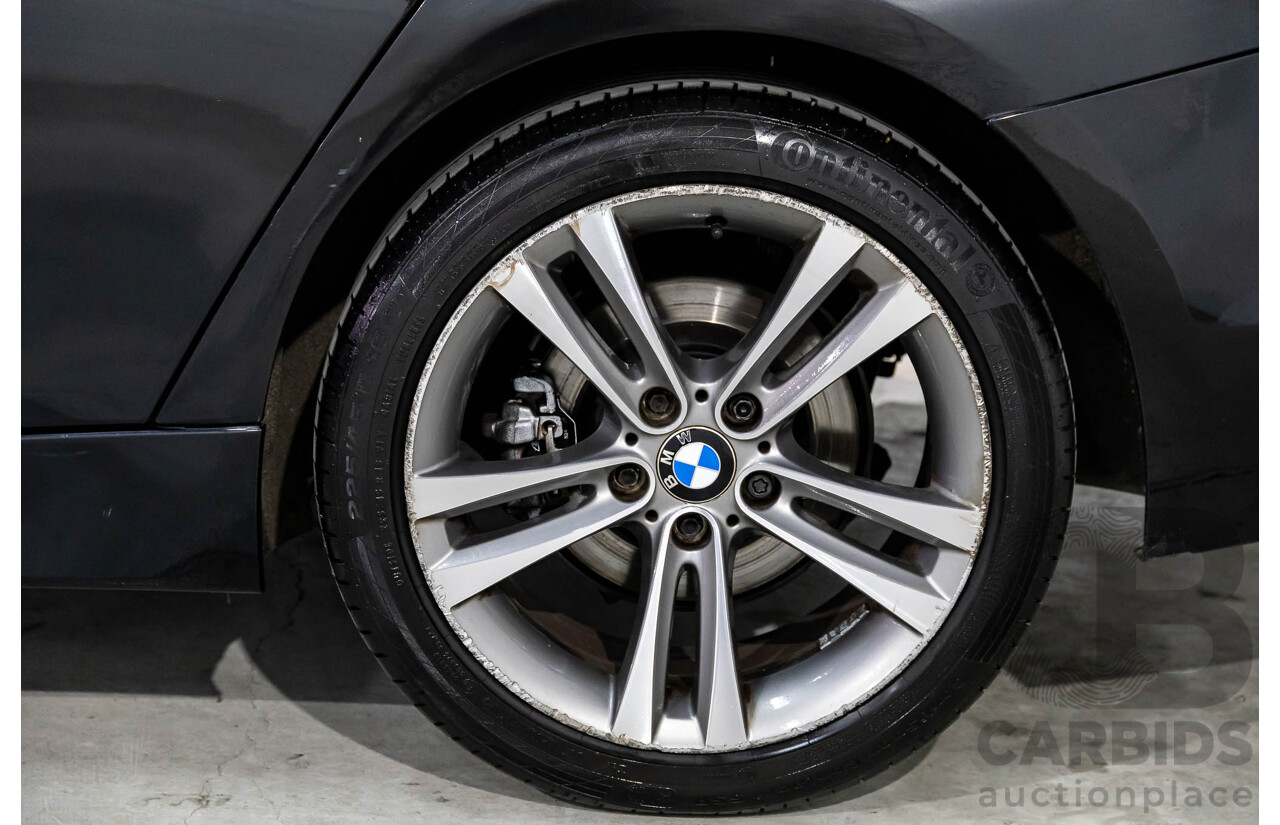 1/2013 BMW 320d Sport F30 4d Sedan Black Sapphire Metallic Turbo Diesel 2.0L