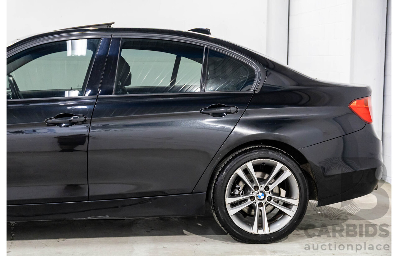 1/2013 BMW 320d Sport F30 4d Sedan Black Sapphire Metallic Turbo Diesel 2.0L