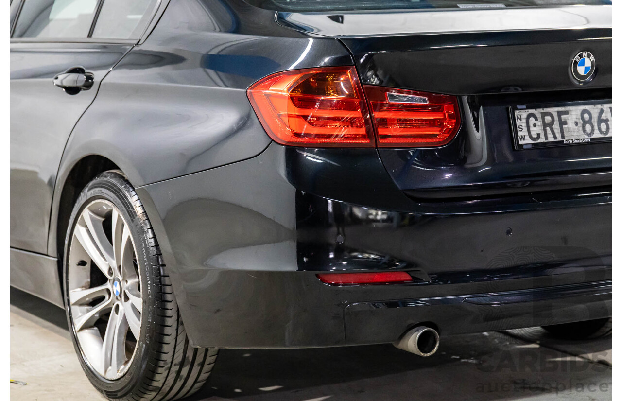 1/2013 BMW 320d Sport F30 4d Sedan Black Sapphire Metallic Turbo Diesel 2.0L