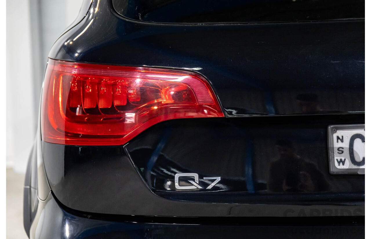5/2013 Audi Q7 3.0 TDI Quattro (AWD) MY13 4d Wagon Orca Black Metallic Turbo Diesel 3.0L