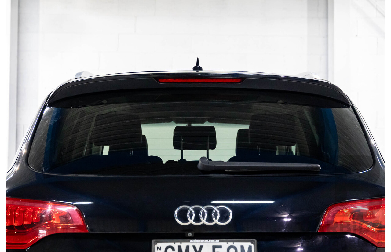 5/2013 Audi Q7 3.0 TDI Quattro (AWD) MY13 4d Wagon Orca Black Metallic Turbo Diesel 3.0L