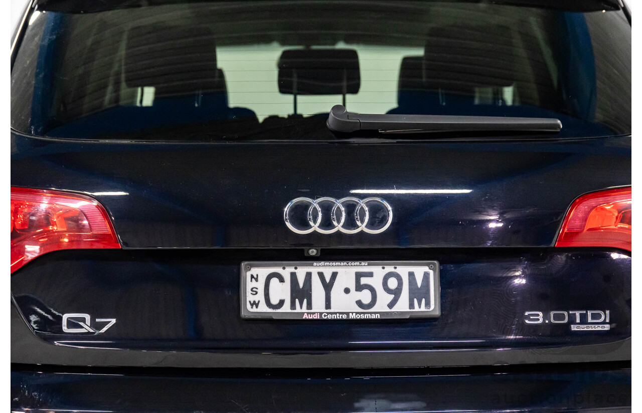 5/2013 Audi Q7 3.0 TDI Quattro (AWD) MY13 4d Wagon Orca Black Metallic Turbo Diesel 3.0L
