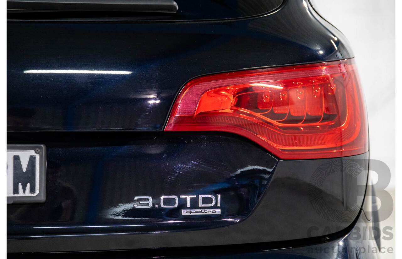 5/2013 Audi Q7 3.0 TDI Quattro (AWD) MY13 4d Wagon Orca Black Metallic Turbo Diesel 3.0L