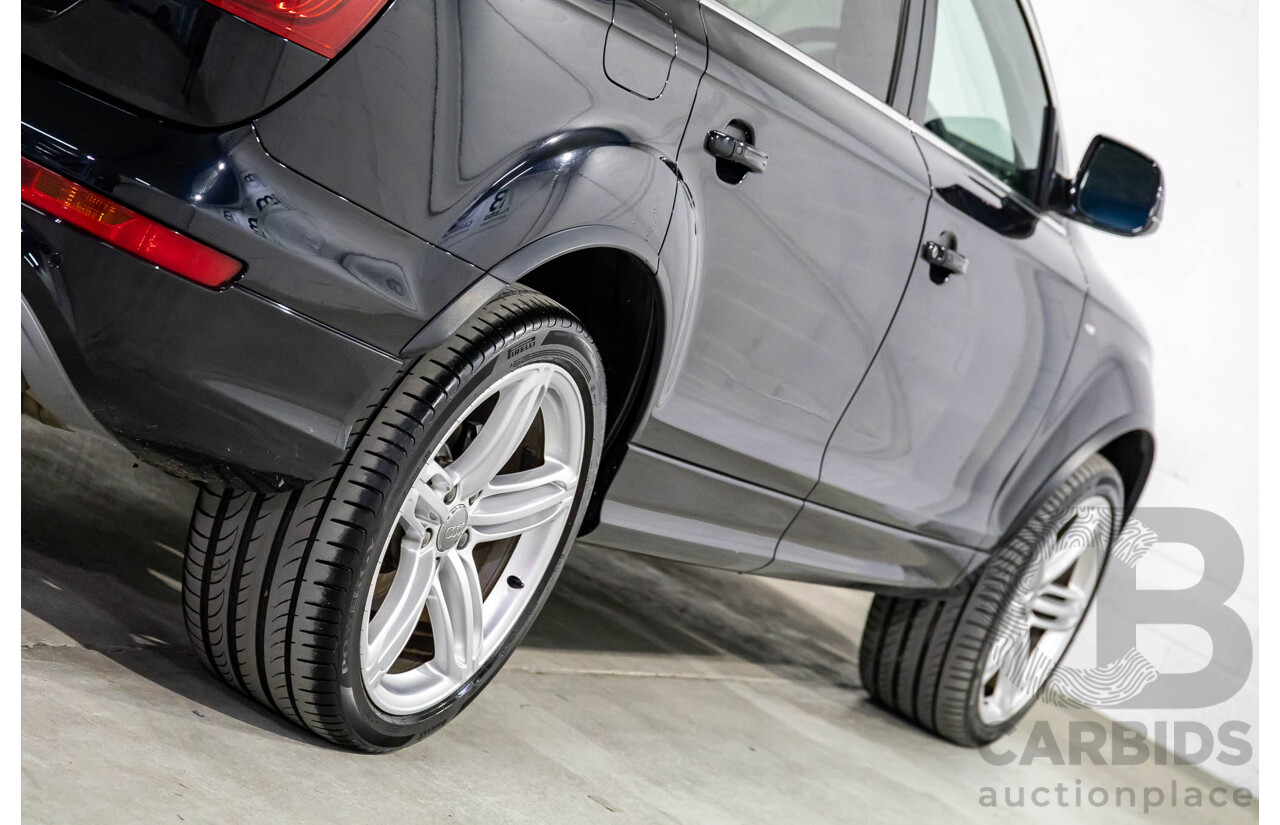 5/2013 Audi Q7 3.0 TDI Quattro (AWD) MY13 4d Wagon Orca Black Metallic Turbo Diesel 3.0L