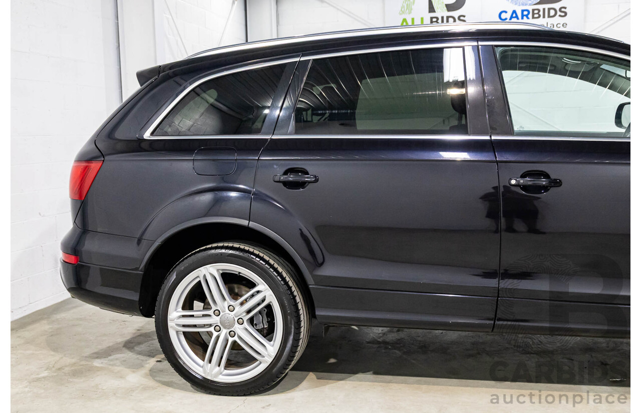5/2013 Audi Q7 3.0 TDI Quattro (AWD) MY13 4d Wagon Orca Black Metallic Turbo Diesel 3.0L