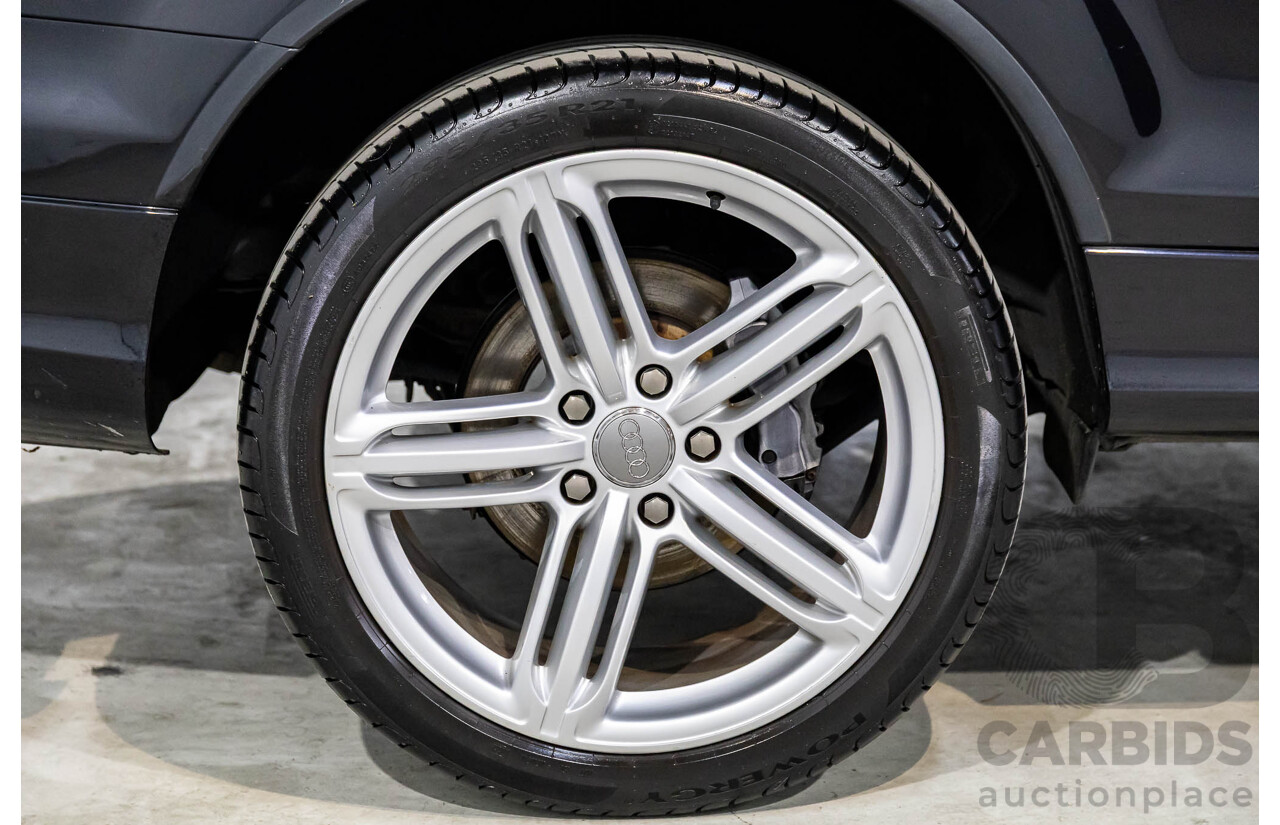 5/2013 Audi Q7 3.0 TDI Quattro (AWD) MY13 4d Wagon Orca Black Metallic Turbo Diesel 3.0L