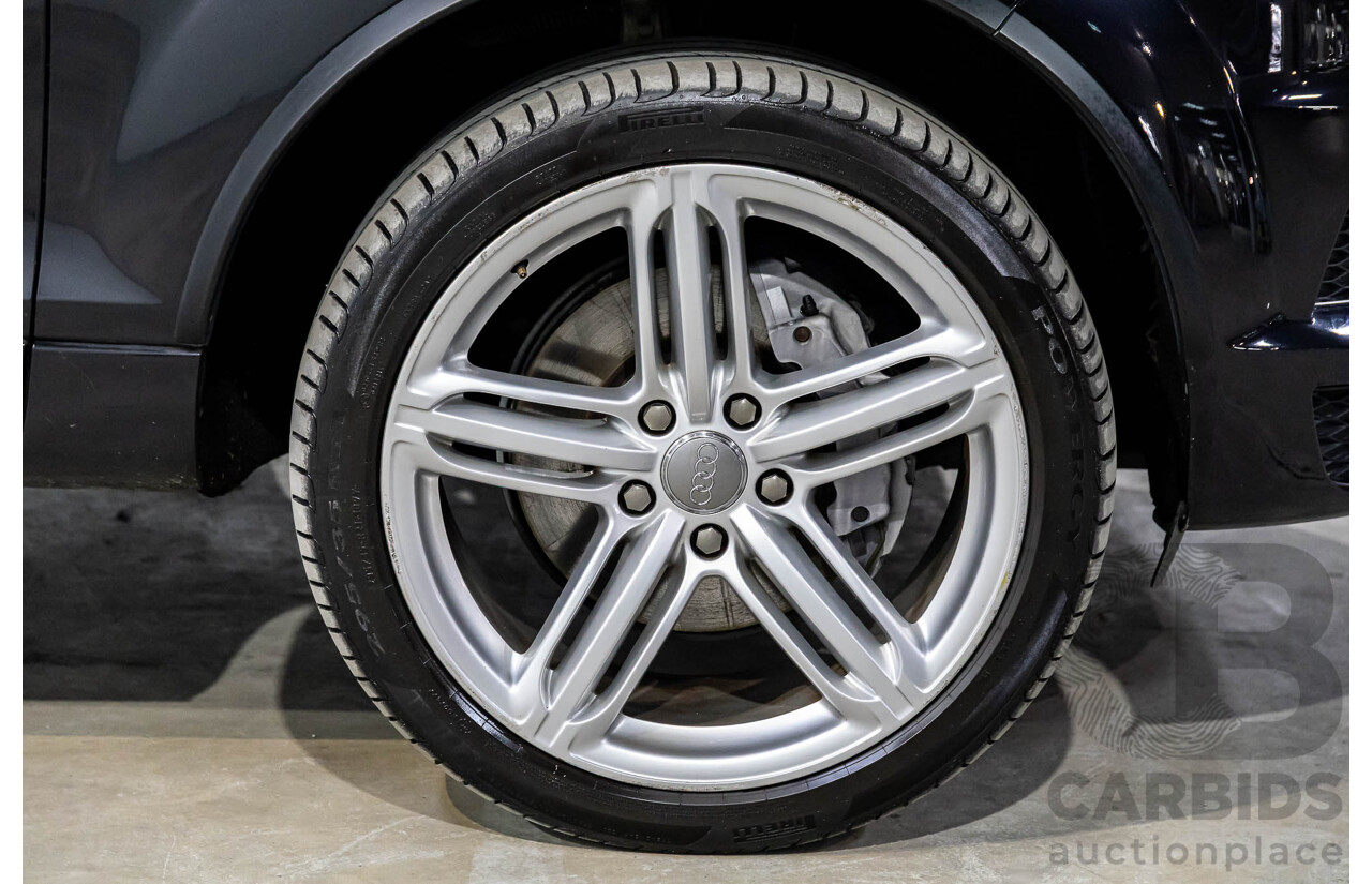 5/2013 Audi Q7 3.0 TDI Quattro (AWD) MY13 4d Wagon Orca Black Metallic Turbo Diesel 3.0L