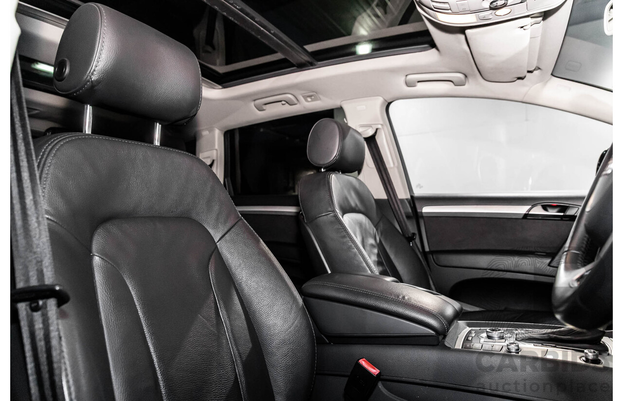 5/2013 Audi Q7 3.0 TDI Quattro (AWD) MY13 4d Wagon Orca Black Metallic Turbo Diesel 3.0L