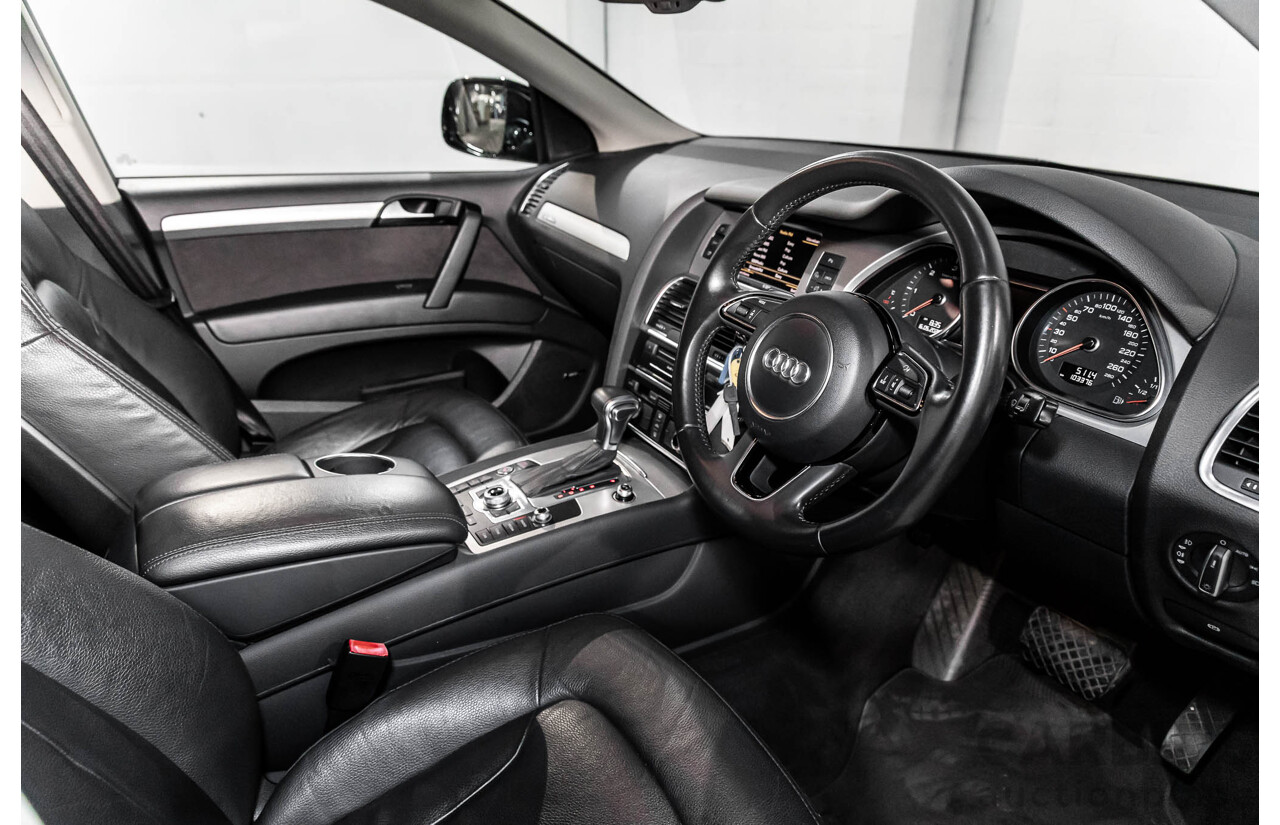 5/2013 Audi Q7 3.0 TDI Quattro (AWD) MY13 4d Wagon Orca Black Metallic Turbo Diesel 3.0L