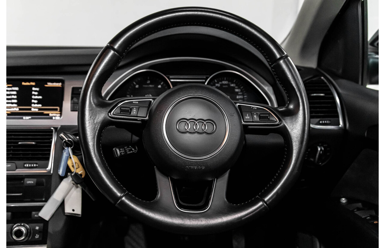 5/2013 Audi Q7 3.0 TDI Quattro (AWD) MY13 4d Wagon Orca Black Metallic Turbo Diesel 3.0L