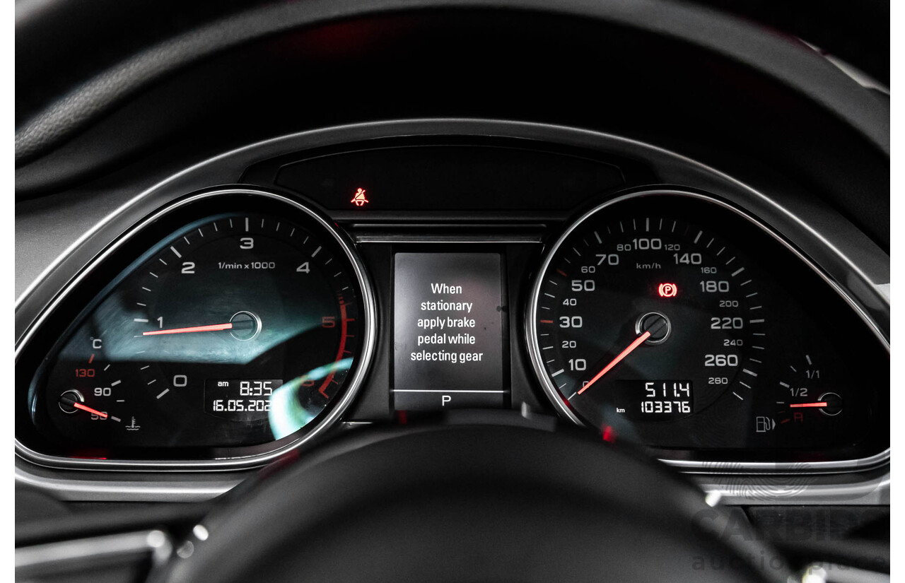 5/2013 Audi Q7 3.0 TDI Quattro (AWD) MY13 4d Wagon Orca Black Metallic Turbo Diesel 3.0L