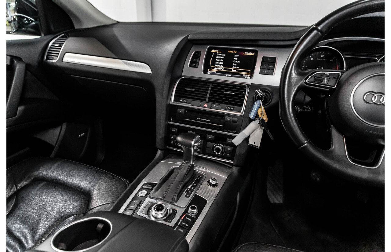 5/2013 Audi Q7 3.0 TDI Quattro (AWD) MY13 4d Wagon Orca Black Metallic Turbo Diesel 3.0L