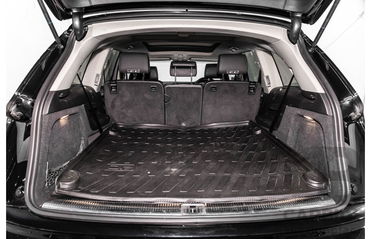 5/2013 Audi Q7 3.0 TDI Quattro (AWD) MY13 4d Wagon Orca Black Metallic Turbo Diesel 3.0L