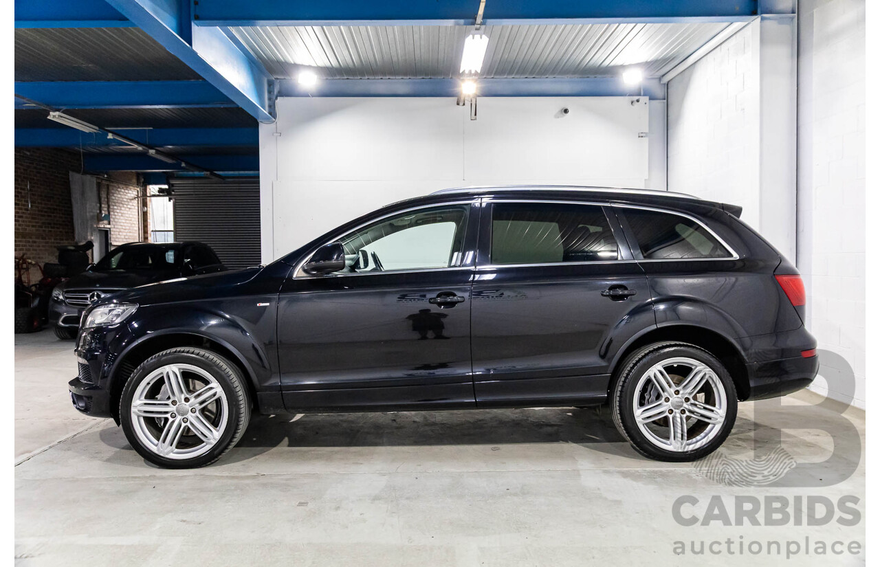 5/2013 Audi Q7 3.0 TDI Quattro (AWD) MY13 4d Wagon Orca Black Metallic Turbo Diesel 3.0L