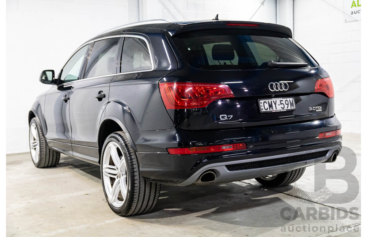 5/2013 Audi Q7 3.0 TDI Quattro (AWD) MY13 4d Wagon Orca Black Metallic Turbo Diesel 3.0L