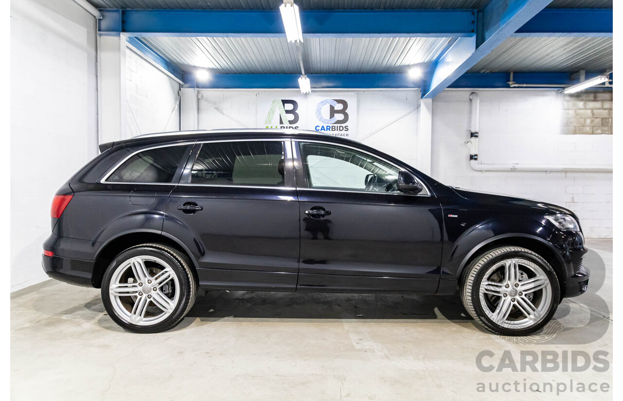 5/2013 Audi Q7 3.0 TDI Quattro (AWD) MY13 4d Wagon Orca Black Metallic Turbo Diesel 3.0L