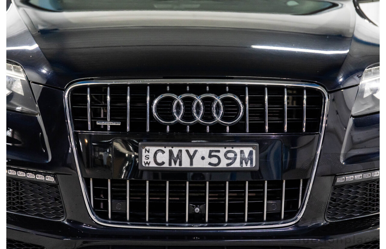 5/2013 Audi Q7 3.0 TDI Quattro (AWD) MY13 4d Wagon Orca Black Metallic Turbo Diesel 3.0L