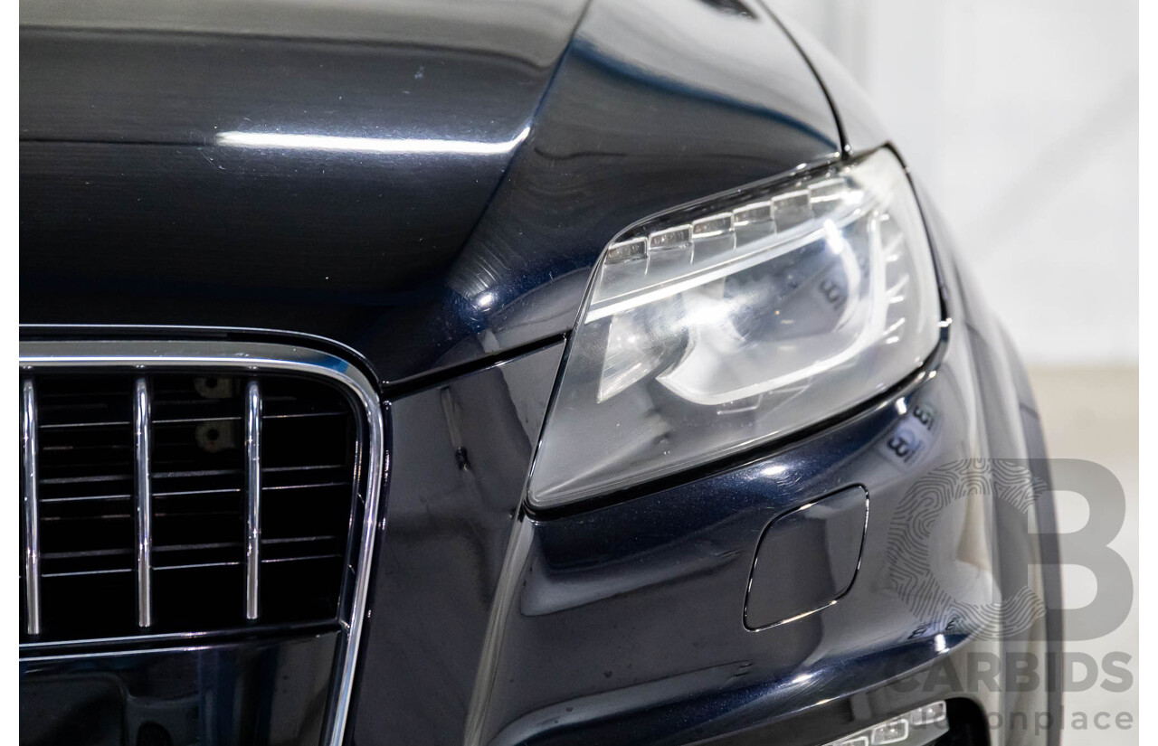 5/2013 Audi Q7 3.0 TDI Quattro (AWD) MY13 4d Wagon Orca Black Metallic Turbo Diesel 3.0L