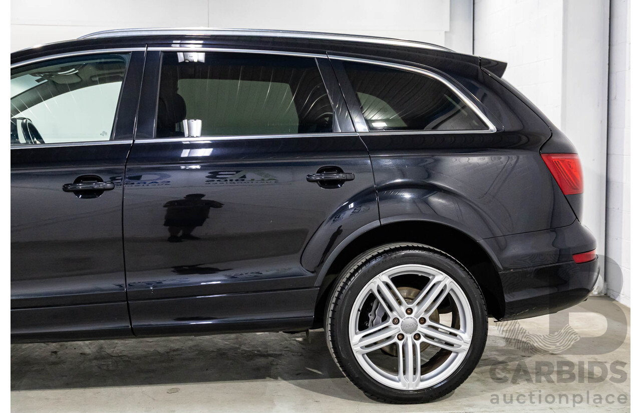 5/2013 Audi Q7 3.0 TDI Quattro (AWD) MY13 4d Wagon Orca Black Metallic Turbo Diesel 3.0L