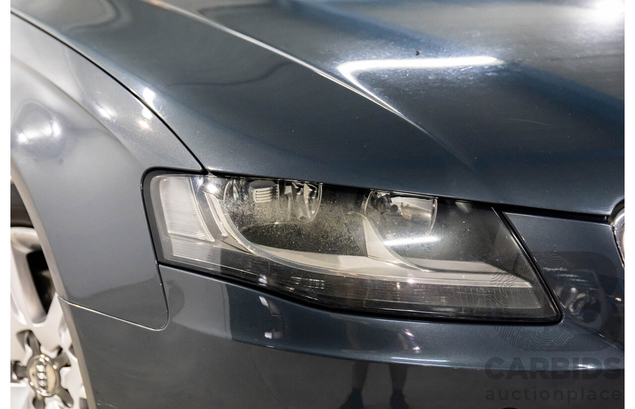 6/2008 Audi A4 1.8 TFSI B8 (8K) 4d Sedan Meteor Grey Pearl Turbo 1.8L