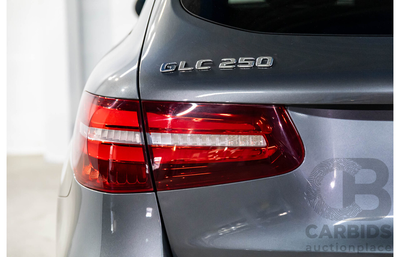 05/2017 Mercedes-Benz GLC250 (AWD) 253 MY17 4d Wagon Selenite Grey Metallic Turbo 2.0L