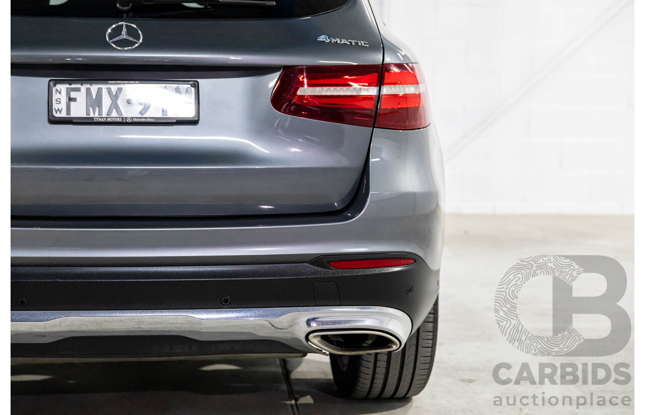 05/2017 Mercedes-Benz GLC250 (AWD) 253 MY17 4d Wagon Selenite Grey Metallic Turbo 2.0L