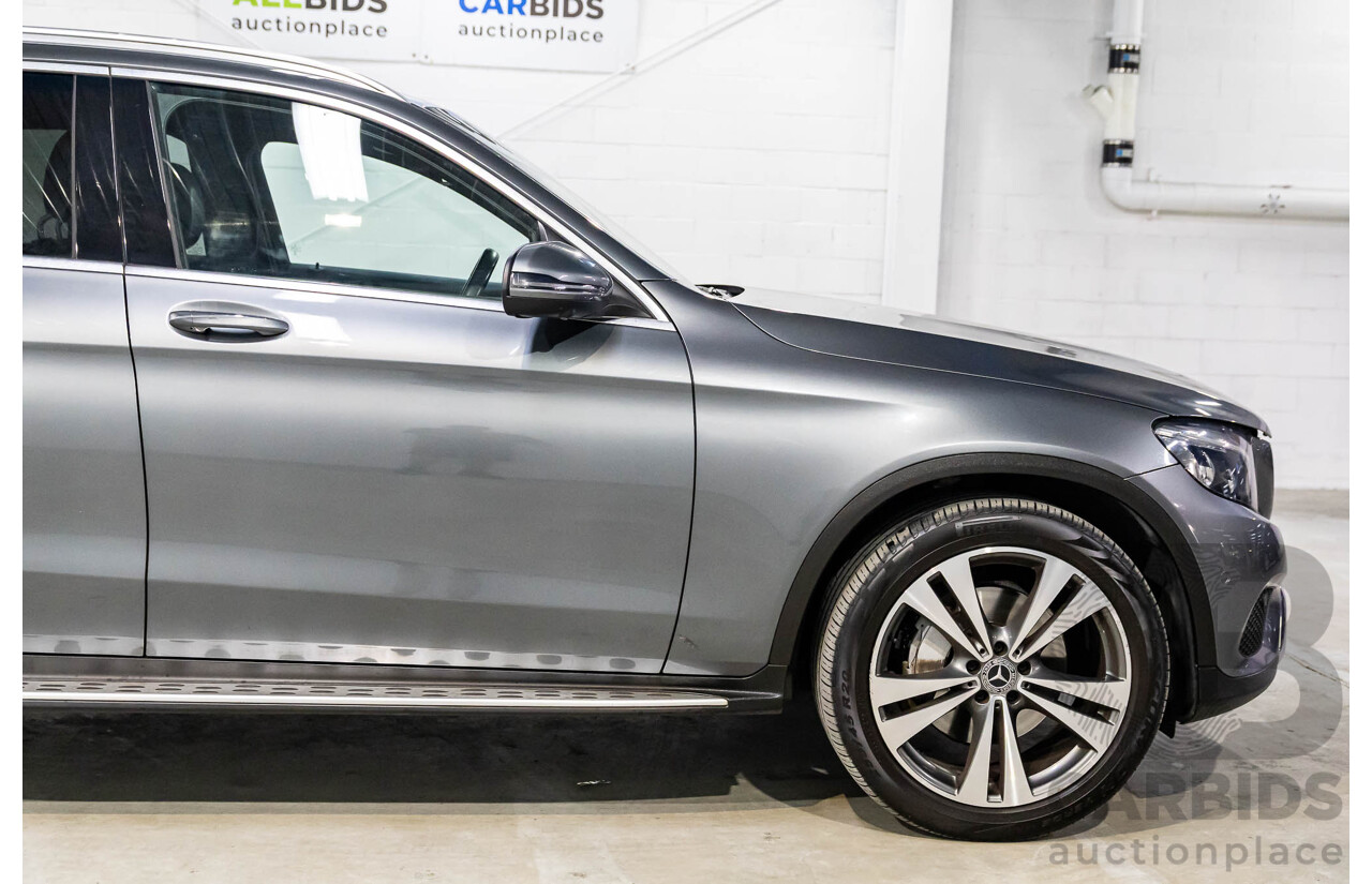 05/2017 Mercedes-Benz GLC250 (AWD) 253 MY17 4d Wagon Selenite Grey Metallic Turbo 2.0L