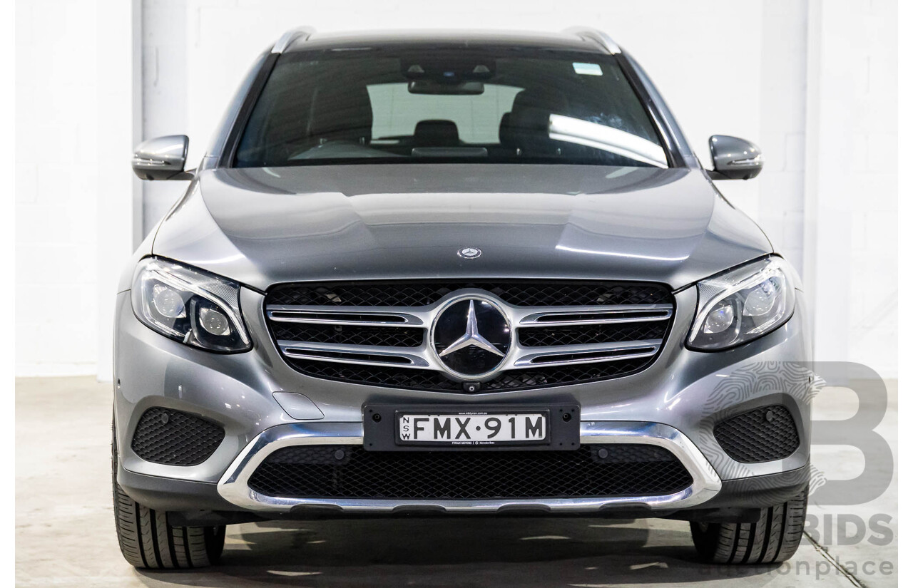 05/2017 Mercedes-Benz GLC250 (AWD) 253 MY17 4d Wagon Selenite Grey Metallic Turbo 2.0L