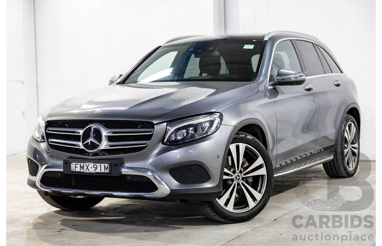 05/2017 Mercedes-Benz GLC250 (AWD) 253 MY17 4d Wagon Selenite Grey Metallic Turbo 2.0L