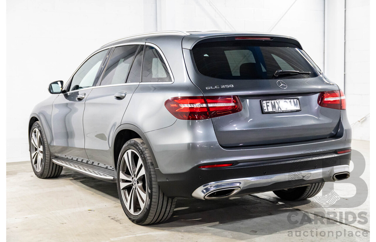 05/2017 Mercedes-Benz GLC250 (AWD) 253 MY17 4d Wagon Selenite Grey Metallic Turbo 2.0L
