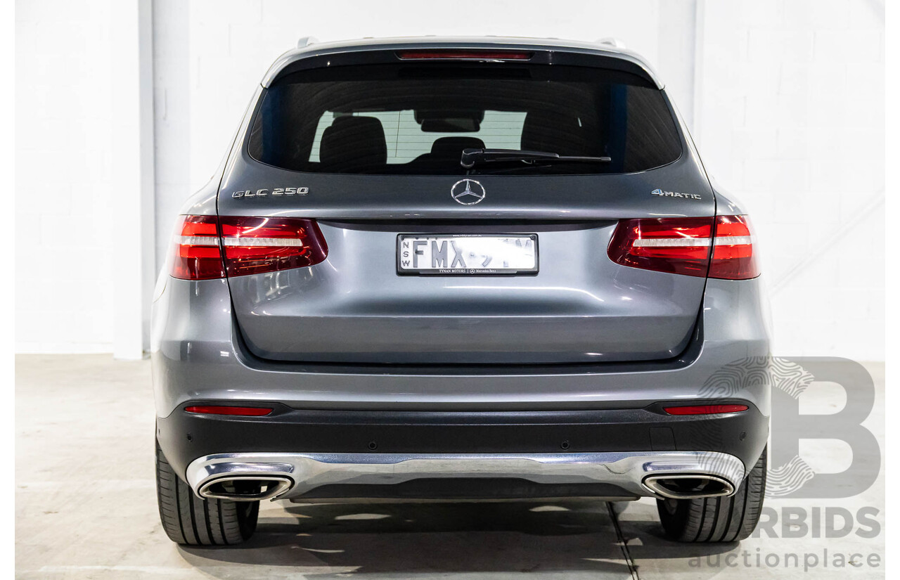 05/2017 Mercedes-Benz GLC250 (AWD) 253 MY17 4d Wagon Selenite Grey Metallic Turbo 2.0L