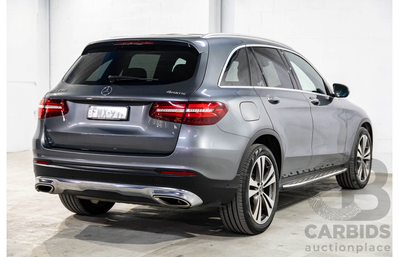 05/2017 Mercedes-Benz GLC250 (AWD) 253 MY17 4d Wagon Selenite Grey Metallic Turbo 2.0L