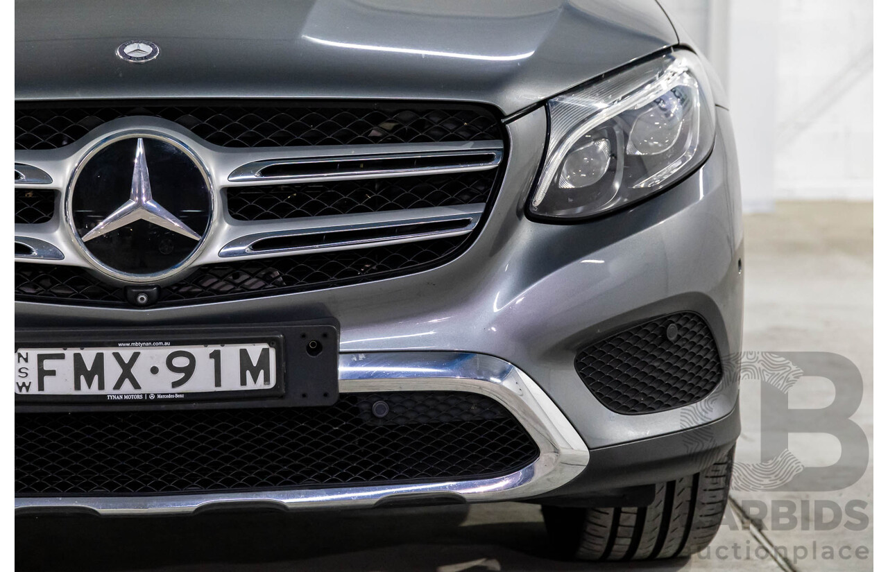 05/2017 Mercedes-Benz GLC250 (AWD) 253 MY17 4d Wagon Selenite Grey Metallic Turbo 2.0L