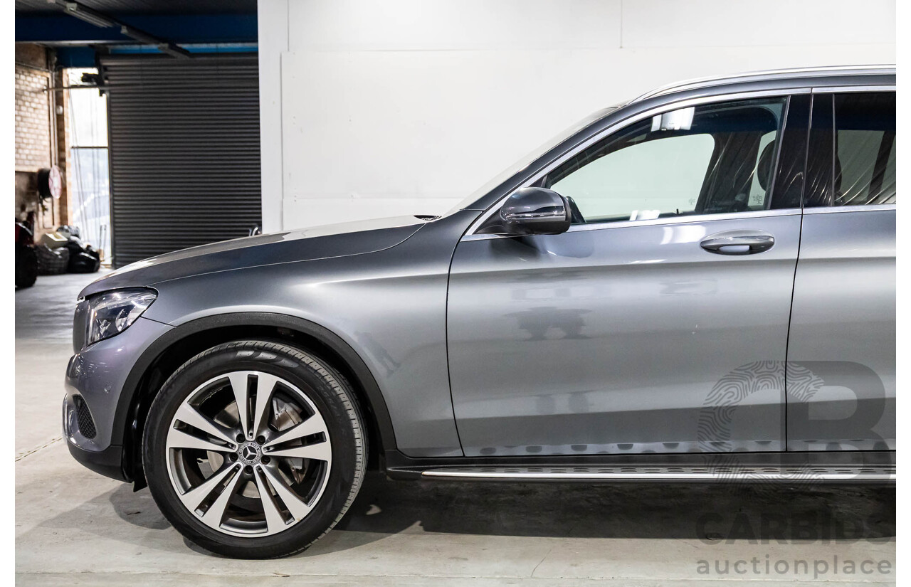05/2017 Mercedes-Benz GLC250 (AWD) 253 MY17 4d Wagon Selenite Grey Metallic Turbo 2.0L