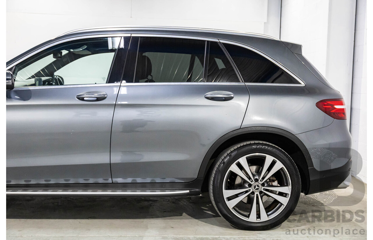 05/2017 Mercedes-Benz GLC250 (AWD) 253 MY17 4d Wagon Selenite Grey Metallic Turbo 2.0L