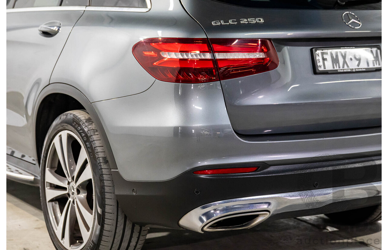05/2017 Mercedes-Benz GLC250 (AWD) 253 MY17 4d Wagon Selenite Grey Metallic Turbo 2.0L