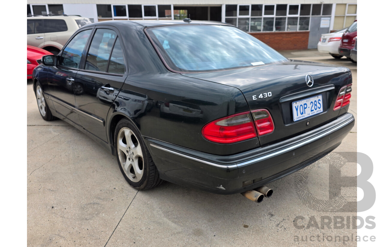 11/2001 Mercedes-Benz E430 Avantgarde W210 4d Sedan Green 4.3L